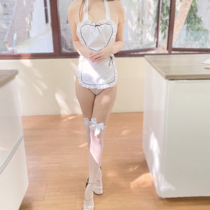 White Maiden Apron